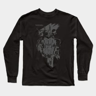 Demon Rabbit King -grey Long Sleeve T-Shirt